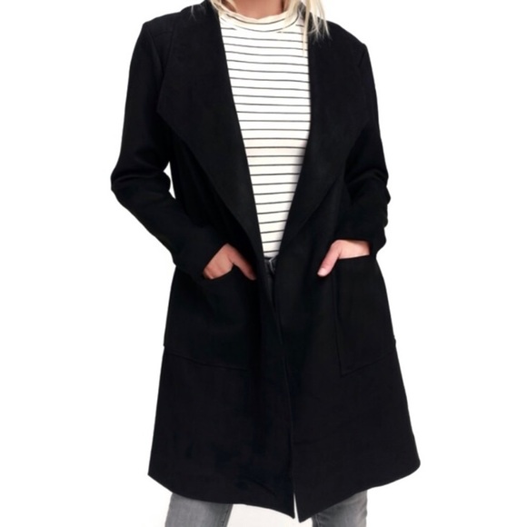 NWOT GREAT ADVENTURE BLACK SUEDE JACKET - Picture 2 of 7